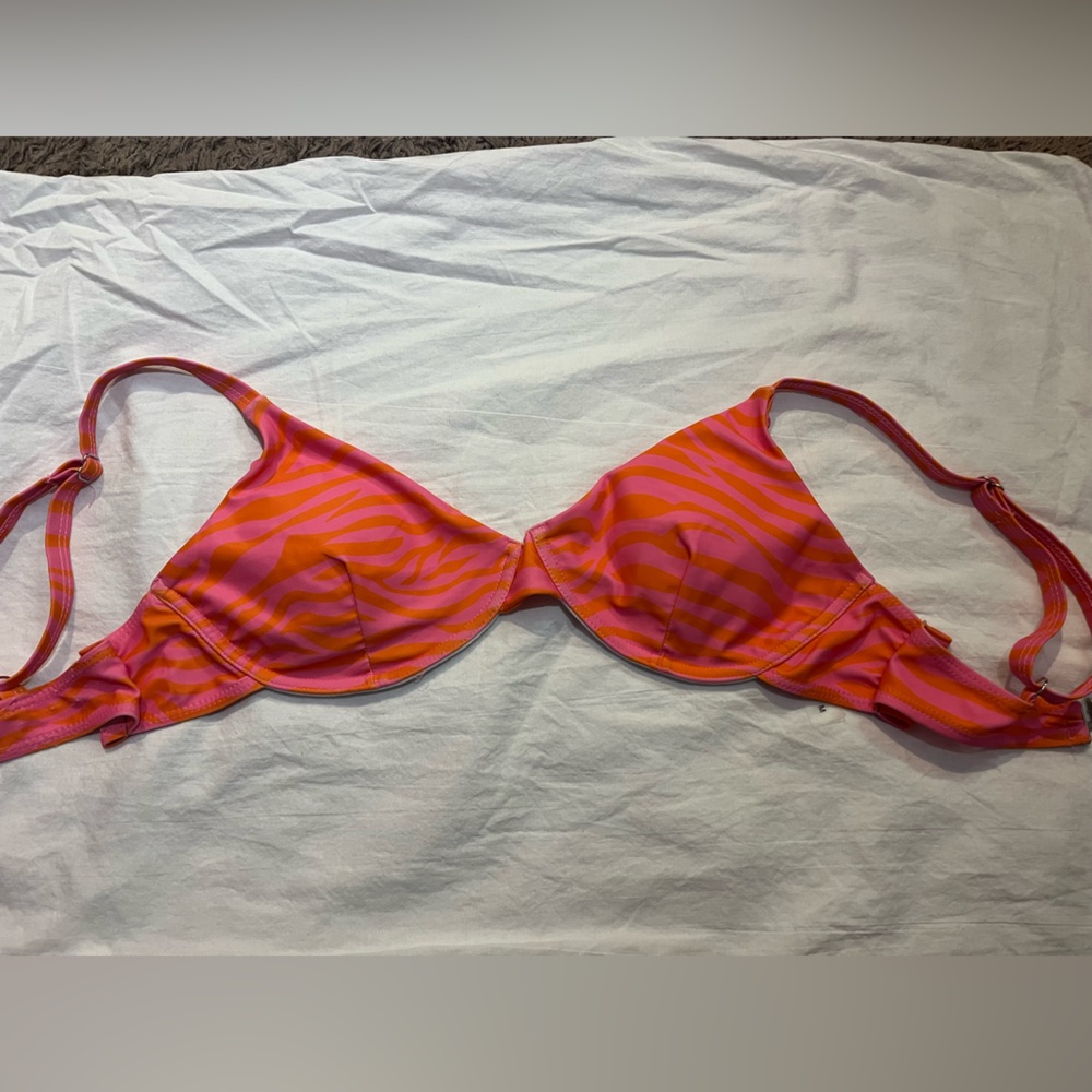 Orange/Pink Swimsuit Top